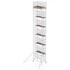 Altrex Mobilus aliuminio bokštelis RS 42 su trikampiu stabilizatoriumi - atrama (14,20 m)