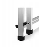 Buitinės kopėčios HOME DRABEST ALD6 vienpusės su lentyna, 6 pakopų, juoda