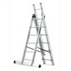 Braket DRABEST PRO aliuminio kopėčios 3 dalių, 3x6 pakopos, 150 kg