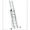 Braket DRABEST PRO aliuminio kopėčios 3 dalių, 3x6 pakopos, 150 kg