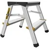 Dvipusės aliuminio kopėčios DRABEST DD2 150 kg