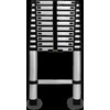 Teleskopinės plieninės kopėčios DRABEST 1x11 3,2 m