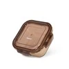 Fissman Maisto saugojimo indas 13x13x5 cm / 520 ml su dangčiu (stiklas)