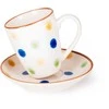 Fissman Mug with saucer 230 ml (porcelain)