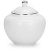 Fissman Porcelain sugar bowl 210 ml Platinum