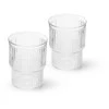 Fissman Stiklinės stiklinės 2 vnt / 370 ml (karščiui atsparus stiklas)