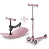 Mini Micro Deluxe Rock &amp; Go LED paspirtukas | Dusty Rose