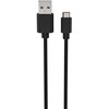 Ansmann USB laidas USB-A – microUSB 1 m juodas (1700-0129)