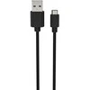 Ansmann USB laidas USB-A – microUSB 1 m juodas (1700-0129)