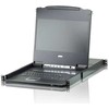 Valiklis Aten KVM konsolė ATEN CL6708MW KVM komutatorius Juodas stovo montavimo galimybės