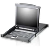 Aten KVM konsolė ATEN CL5708M LCD KVM jungiklis 43 cm, USB-PS/2, VGA, 8 prievadai, JK išdėstymas