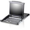 Aten KVM konsolės LCD KVM komutatorius ATEN CL5708M 43 cm, USB-PS/2, VGA, 8 prievadai, JAV išdėstymas