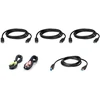 Aten Rinkinys kabli KVM ATEN 2L-7D02UDPX6 1,8 M USB DisplayPort Triple Ekranas juoda 1,8 m