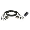 Kabelis Aten ATEN 2L-7D03UDX4 USB DVI-D Dual Link Secure KVM Kabelis Set