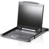 Aten Slideaway console 19" LED PS/2-USB Console - German