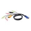 ATEN 2L-5303U ATEN KVM kabelis (HD15-SVGA, USB, USB, garsas) - 3 m