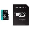 Atminties kortelė ADATA 64GB UHS-I U3 V30S A2 MICRO SDXC Retail w/1 adapter