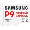 Atminties kortelė „Samsung P9 Express“ 512 GB „MicroSD“ kortelė