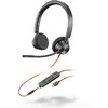 „Hewlett Packard“ (HP) „HP Poly Blackwire 3325“ stereofoninis „Microsoft Teams“ sertifikuotas USB-C Ausinės +3,5 mm kištukas + USB-C/A adapteris