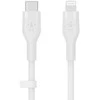 Belkin CAA009bt2MWH Boost Charge USB-C - lightning silikonowy 2.0m balta