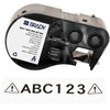 Brady Brady M4C-1000-595-WT-BK etykiet do nadruku Juodas, Baltas Samoprzylepne etykiety do drukowania
