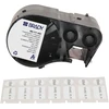 „Brady Corporation M5-117-492 FreezerBondz II TM“ poliesteris, juodas ant balto fono, 12,70 x 25,40 mm (170895)