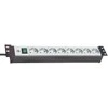 Brennenstuhl 19 "1.5", 8xCEE 7/4, 1xCEE 7/7, pet-protected connectors, 3m cable, sidabrinis / juodas 1156057018 / GT-663