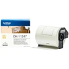 Brother DK-11247 punched labels - juodas on baltas, 103 mm x 164