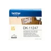 Brother DK-11247 punched labels - juodas on baltas, 103 mm x 164