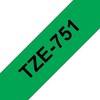 Brother LABEL 24MM Juodas N Žalias