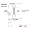 Capture Label 90x60, Core 25,