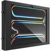 „Stojak Compulocks Compulocks iPad Pro M4 13" (2024), „Apex Secured Enclosure Wall Mount“ – dėklas – planšetiniam kompiuteriui – apsaugotas – užrakinamas – metalinis rėmas – Juodas – ekrano dydis: 33,02 cm (13") – tvirtinimas prie sienos – skirtas Apple 13 colių iPad Pro Wi-Fi (M4)