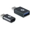 Adapteris USB Conceptronic USB-A - USB-C Juodas (Donn Usb-C Otg Adapteris)