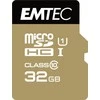 Atminties kortelė Karta Emtec Elite Gold Micro SDHC 32 GB 10 klasės UHS-I/U1 (ECMSDM32GHC10GP)