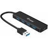Equip Įrengti USB-Hub 4-Port 3.2 ->4x3.0 +USB-C Adp.5Gbps o.Netz.sw