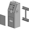 Digipos Ergonomic Solutions SpacePole Kiosk SPK402-02 akcesorium do systemów POS Rinkinys do kiosku Juodas Metal 75 x 75 mm 100 x 100 mm