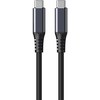 USB eStuff USB-C - USB-C 2 m Juodas (INFINITE USB-C kabelis 2 m, USB4)