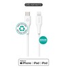 Kabelis USB eStuff Lightning - USB-C 1 m Baltas (ES602170)
