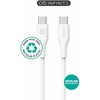 Kabelis USB eStuff USB-C - USB-C 3 m Baltas (ES604370)