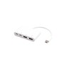 USB ŠAKOTUVAS eStuff eSTUFF ES625002 koncentratorius USB 3.2 Gen 1 (3.1 Gen 1) Type-C 10000 Mbit/s Baltas