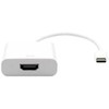Kabelis Garbot HDMI - HDMI 0.2m balta (USB3.1 C-HDMI. M/F. Baltas 20cm)