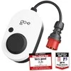 Go Echarger go-e įkroviklis Gemini flex Wallbox, 11kW, 16A CEE raudonas kištukas, baltas