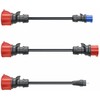Go Echarger Go-e Gemini flex 22 kW komplektas 3pc adapteriai (CH- 04- 07)