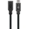USB laidas Goobay USB-C – USB-C 1 m Juodas (45393)