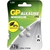 Gold Peak Industries GP Ultra Plus šarminės baterijos A76/LR44, 1,5 V (4 vnt. pakuotė)