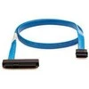 Hewlett Packard (HP) SAS Min-Min 1 x 2M Cable As **Refurbished** (Atnaujinta)
