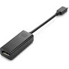 Hewlett Packard (HP) AV adapteris HP USB-C-zu-DP adapteris išorinė USB vaizdo plokštė juoda