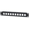 Intellinet Network Solutions INTELLINET 10 Port Patch Panel unpopulated 1 U juodas