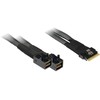 Inter-Tech Inter-Tech Kabelis SFF 8654-8x - SFF 8643-2x 0,75m