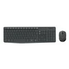 Klaviatūra Logitech MK235 combo, Pan Nordic Juodas, Wireless